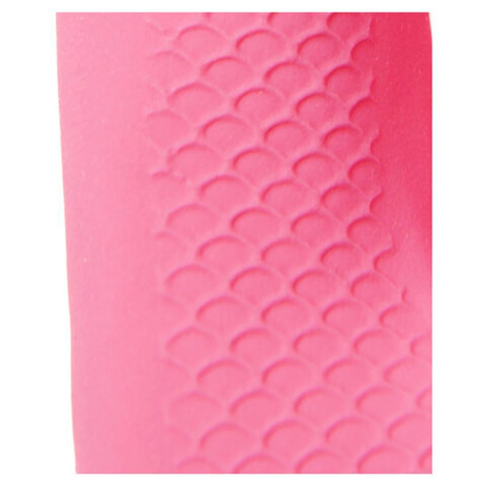 Перчатки латексные КЩС, сверхпрочные, плотные, хлопковое напыление, размер 7,5-8 M, средний, красные, HQ Profiline, 73582