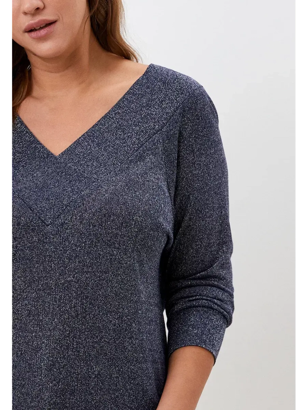 Туника пуловер трикотажный