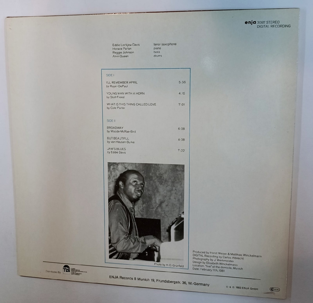 Eddie Lockjaw Davis Jaws Blues (US 1981)