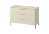 Комод Type oak 3 ящика ширина 120 см (молочный)