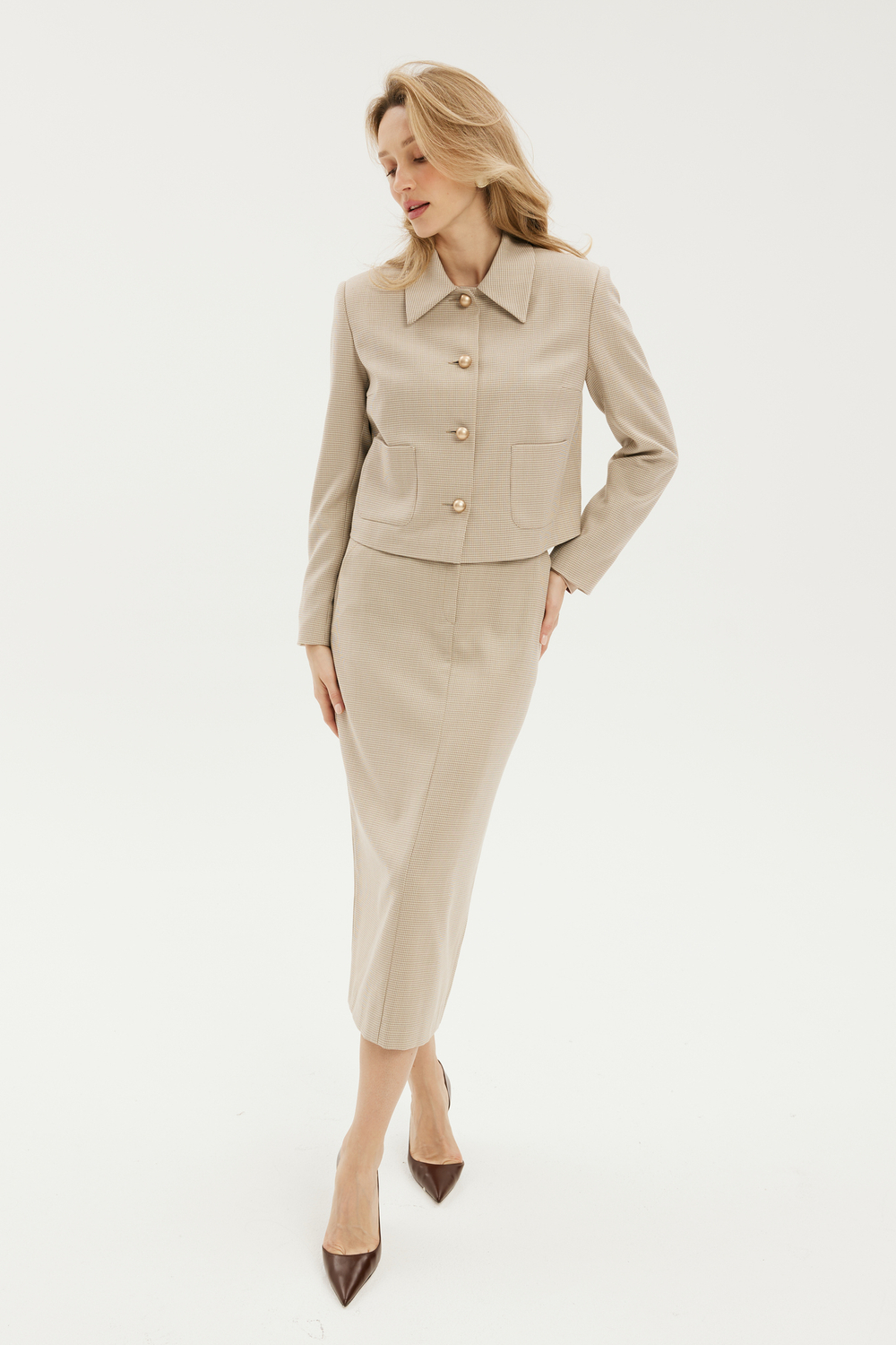 Юбка женская шерстяная