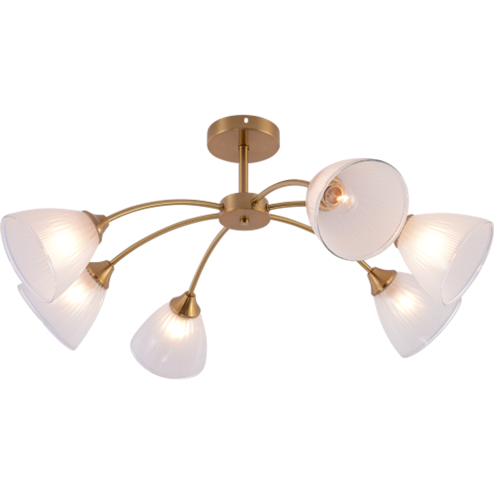 Люстра Rivoli Debra 9189-306 6хЕ27 60 Вт модерн | Rivoli