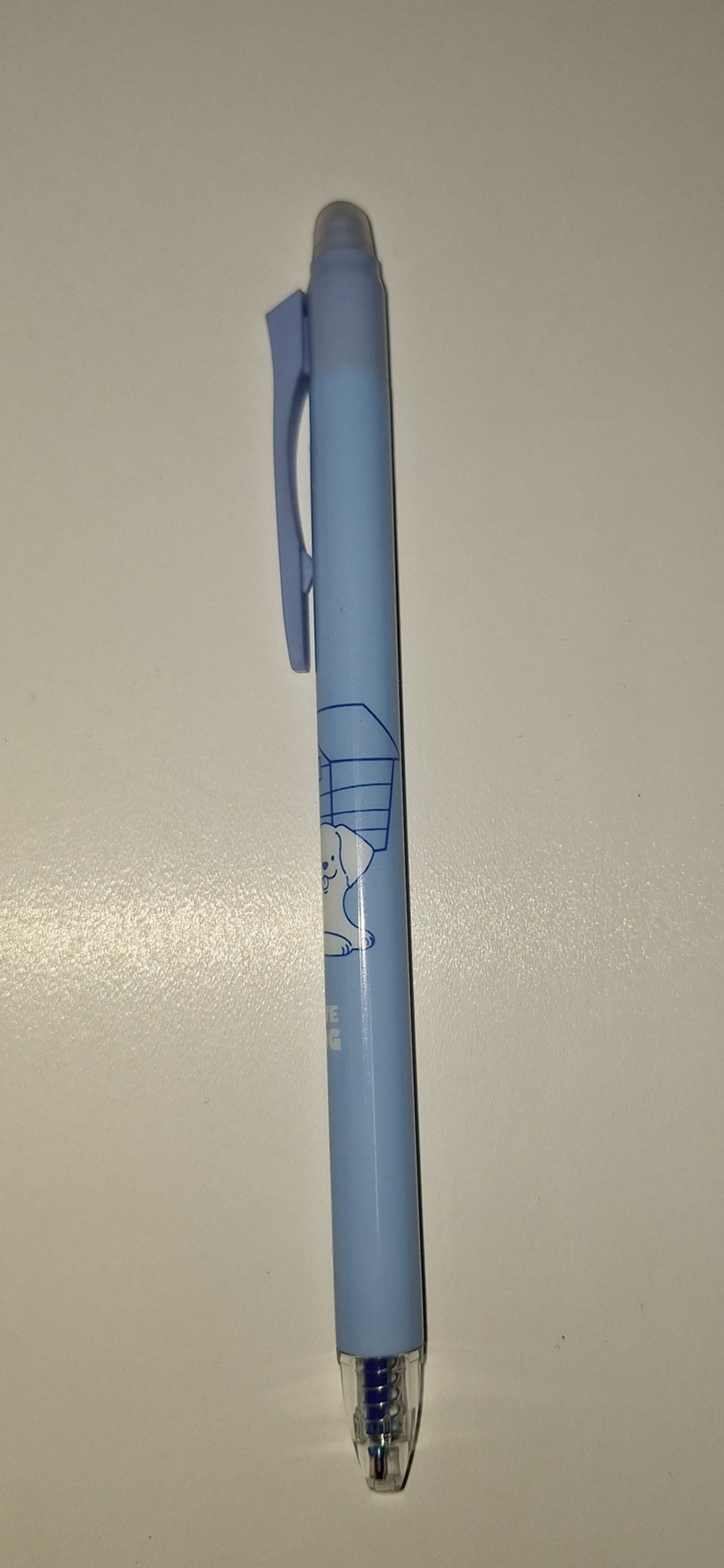 413_ Авторучка гелевая "пиши-стирай" синяя, арт. 591-205 ш/к 4620248455484