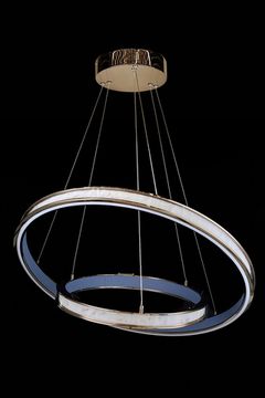 Подвесная люстра LED 115W 3000К/4000К/5500К LE7702/800-2K Black Chrome чёрный хром Christine Leon