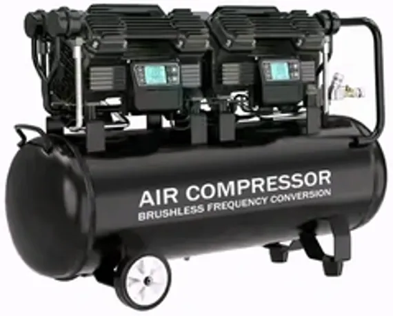 Поршневой безмасляный 2 в 1 компрессор TC-BL DC5090M