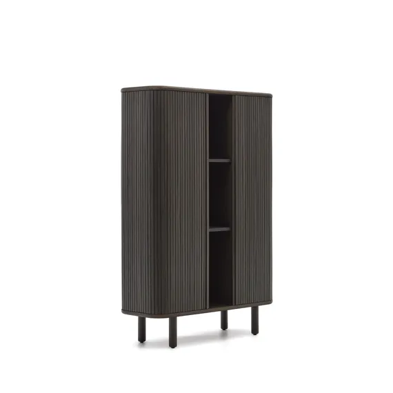 Mailen Буфет с 2 дверцами из ясеневого шпона темной отделки 110 x 140 см