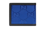 GUCCI Off The Grid Leather Wallet Men"s Blue/Black