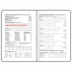 Ежедневник датированный 2025 А5 138x213 мм BRAUBERG "Vista", под кожу гибкий, "Marble", 115864