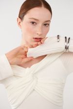 ТОП-БОДИ С УЗЛОМ, МОЛОЧНЫЙ