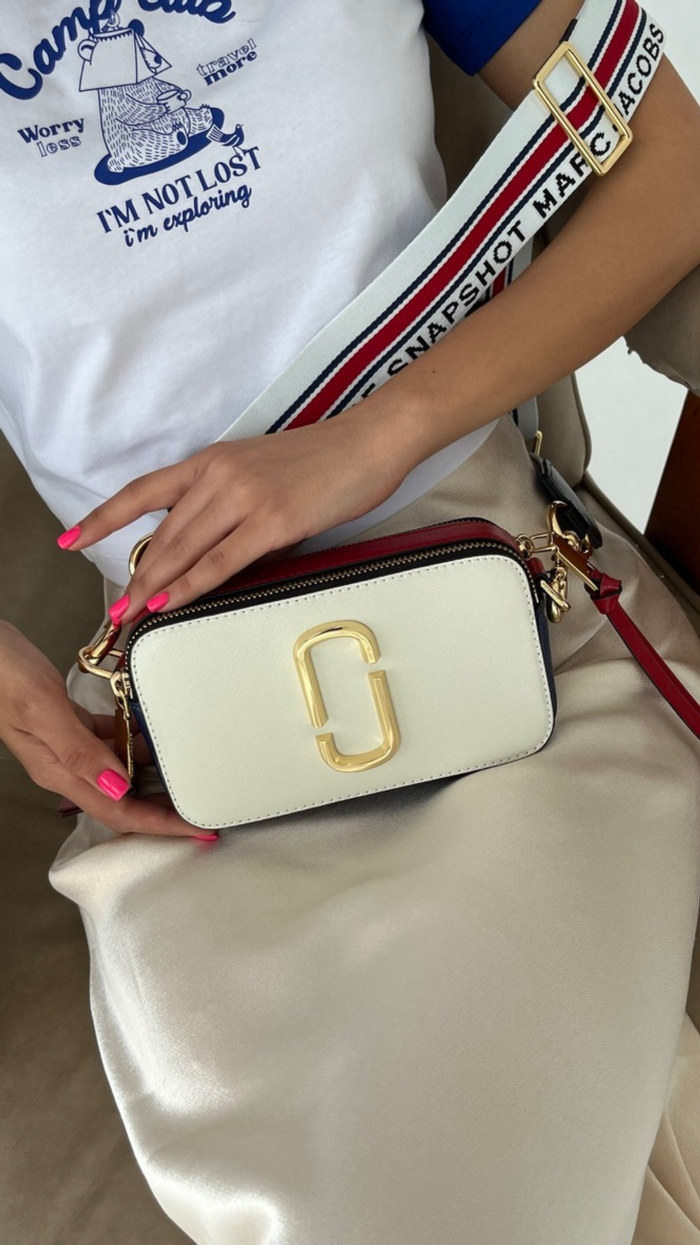 СУМКА MARC JACOBS THE SNAPSHOT COCONUT MULTI