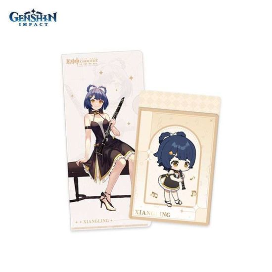 Набор Карточка, Конверт Genshin Concert Melodies of an Endless Journey Ticket Holder Xiangling 6974696610222