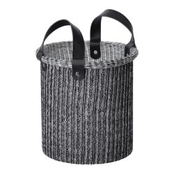 Корзина для хранения Sustainable collection, Ø22х23 см, черная