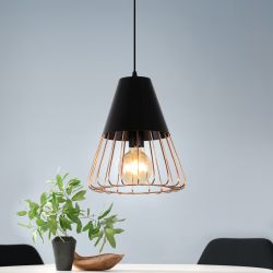 Светильник подвесной (подвес) Rivoli Kasimira 5050-201 1 х E27 60 Вт лофт - кантри