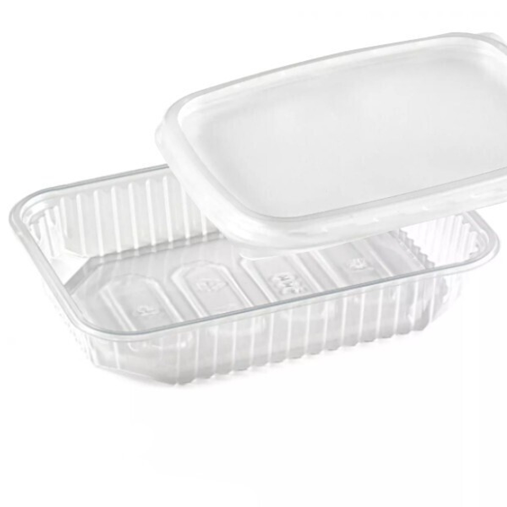 Контейнер с крышкой У-Юнити 500г ПЛОСКИЙ 186 (комплект 100 шт)