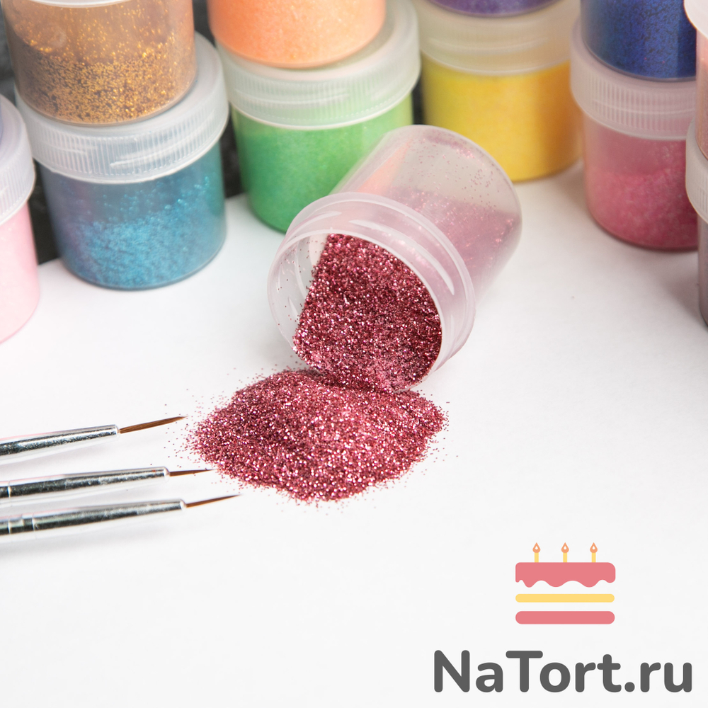 Блестки декоративные «Пыльная Роза» 10 гр