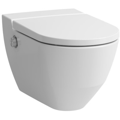 Унитаз биде Laufen Navia 8.2060.1.400.000.1 подвесной с сиденьем