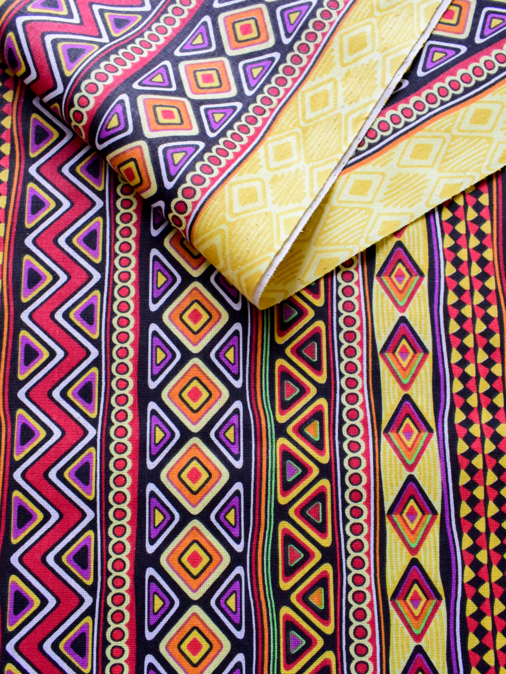 Ткань бязь плательная, рис. " Африканский орнамент", ширина 150 см, арт. 1031