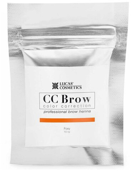 Хна для бровей (foxy) в саше (рыжая), 10 гр