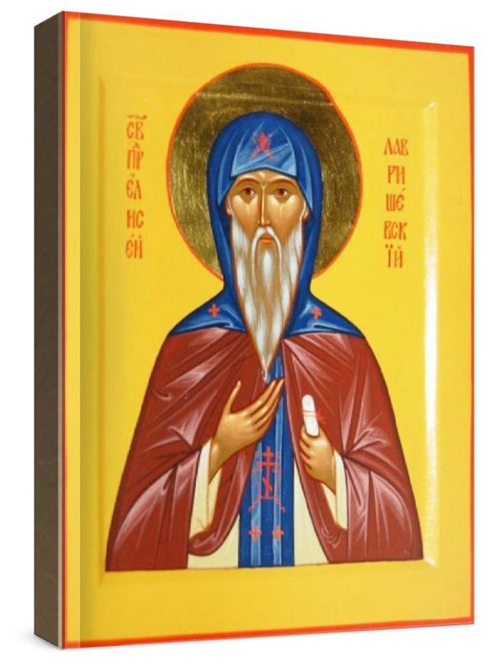 Елисей Лавришевский (рукописная икона)