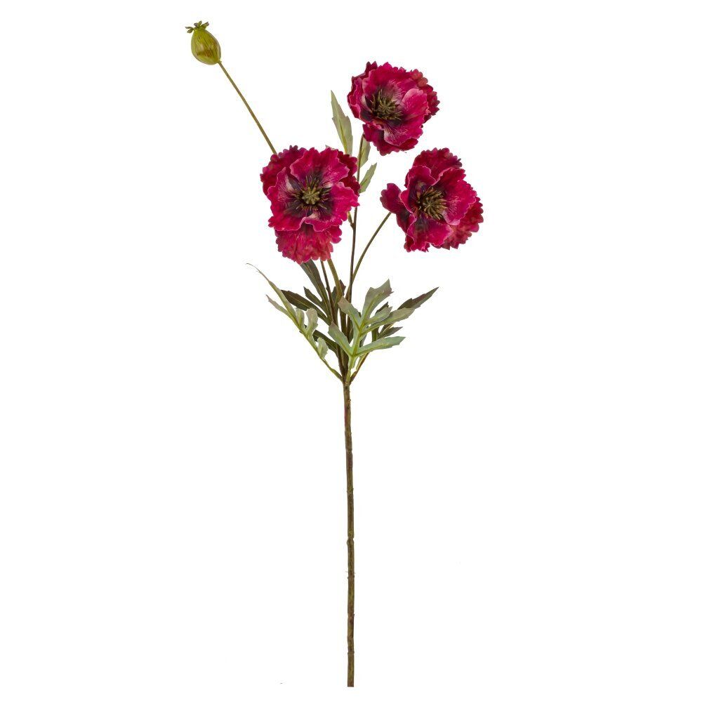 GAEM Цветок искусственный "Мак", L18 W18 H70 см