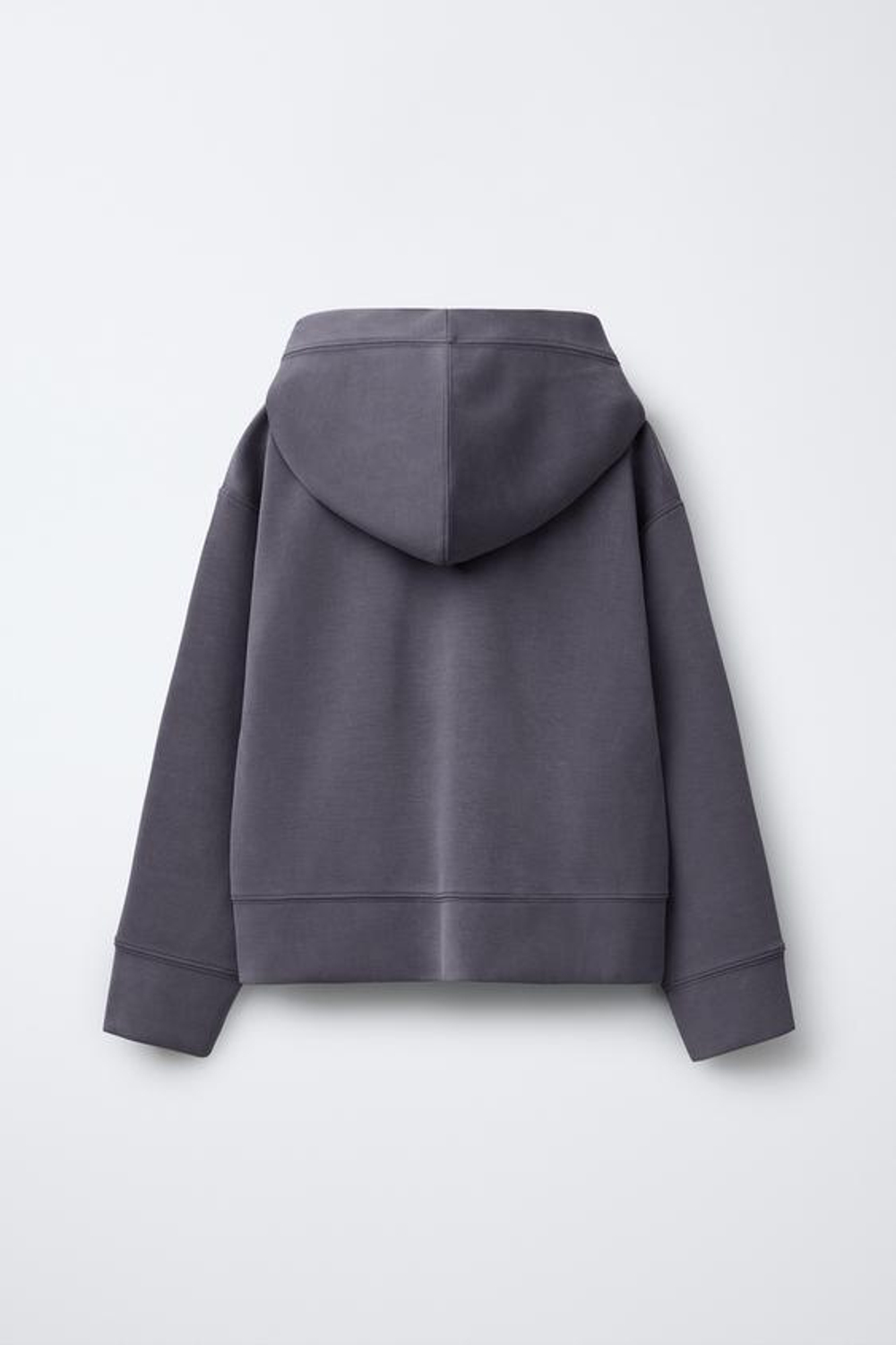 ZARA ХУДИ С НАДПИСЬЮ, СЕРЫЙ