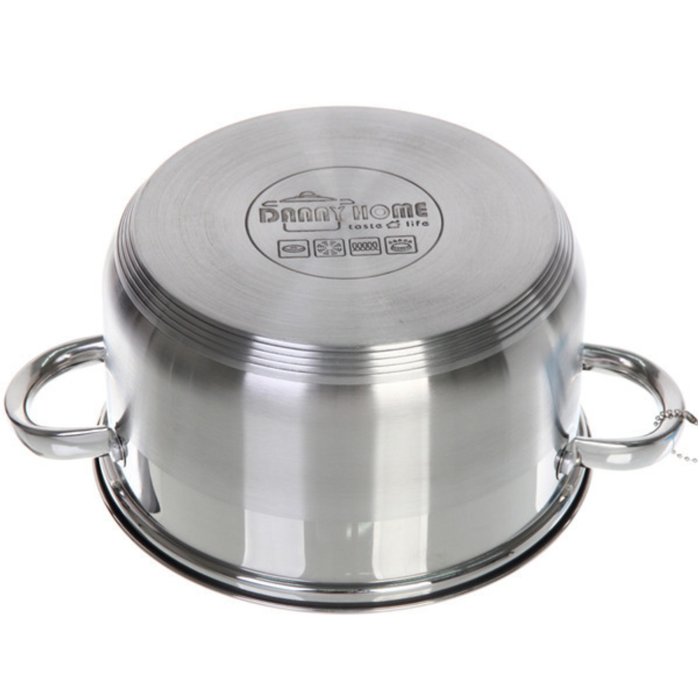 Набор посуды из нержавеющей стали EMMA 3 предмета (3 кастрюли 1,9л, 2,7л, 3,6л), DH14-3