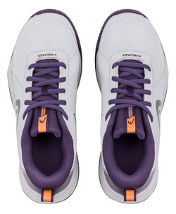 Детские теннисные кроссовки Head Sprint Court 4.0 - light grey/purple night