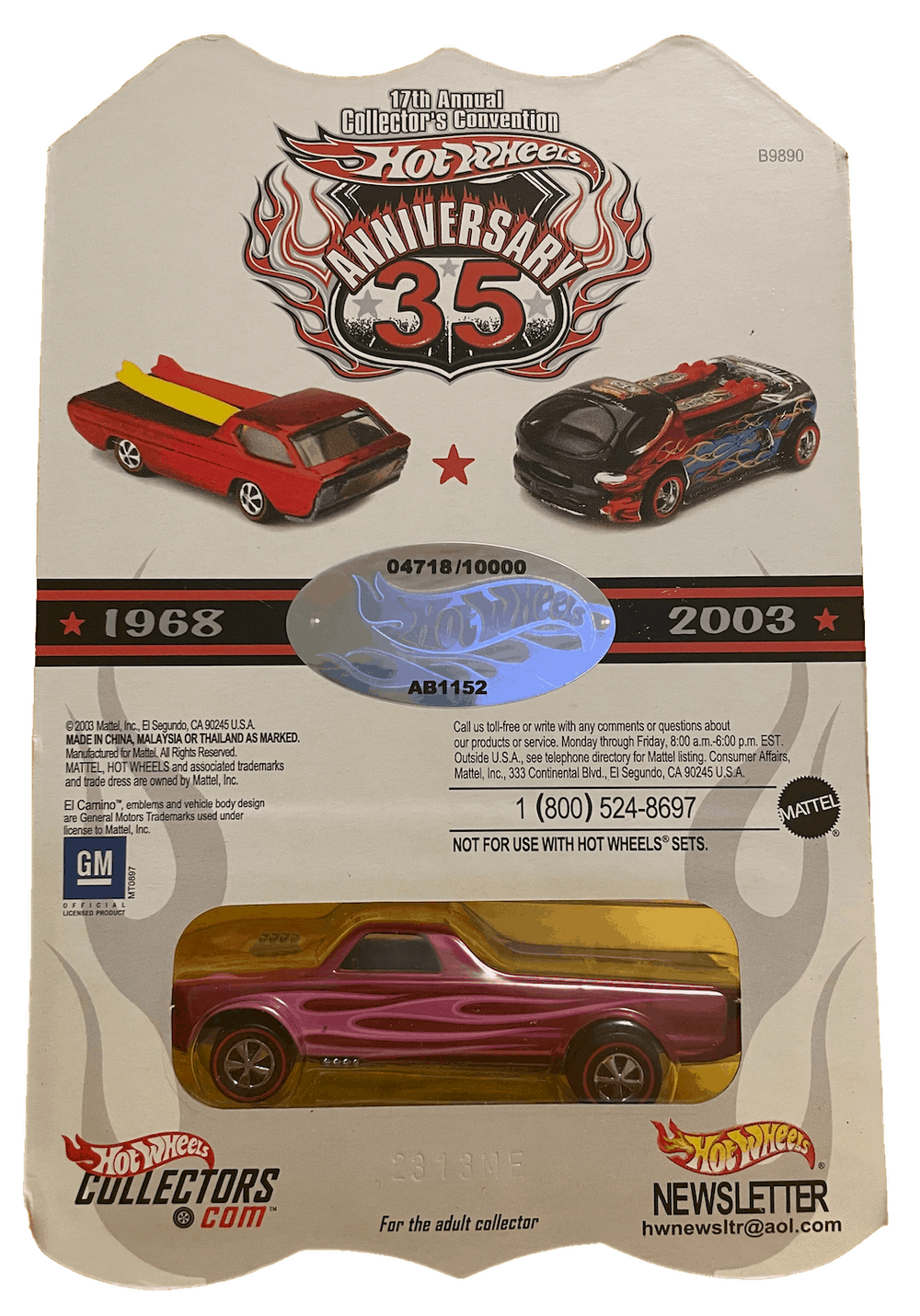 Hot Wheels 17th Annual Collectors Convention Custom Fleetside (2003)