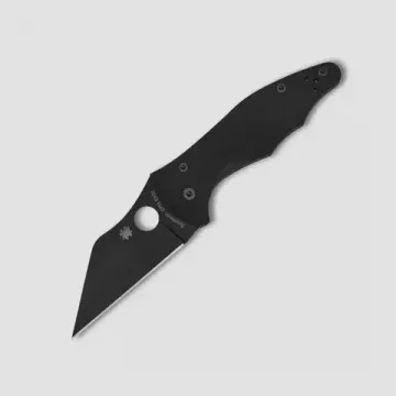 Складной нож Spyderco Yojimbo 2 Black Blade 85GPBBK2 c клинком из стали CPM-S30V, рукоять G10