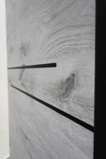 Дверь межкомнатная Л-4 рустик серый-ПВХ