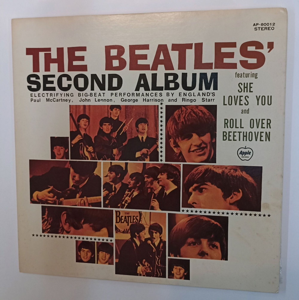 Винтажная виниловая пластинка LP The Beatles' Second Album (Japan 1973) (No Obi)