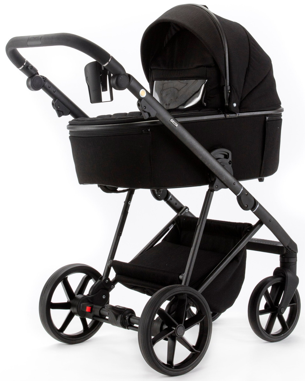 Детская коляска Adamex Delta Natura 3 в 1 DN-11-CARBON (ЧЕРНЫЙ)
