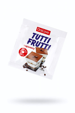 Съедобная гель-смазка Tutti-Frutti со вкусом тирамису 4г