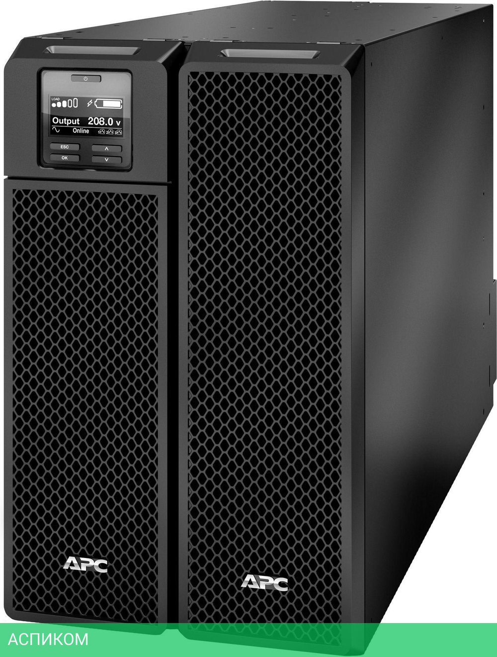 Источник бесперебойного питания APC Smart-UPS SRT 8000VA RM 230V (SRT8KRMXLI)