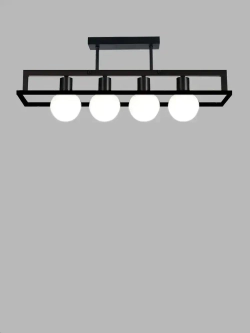 Люстра потолочная на кухню,в гостиную,светильник лофт,черный,E27,AYHOME