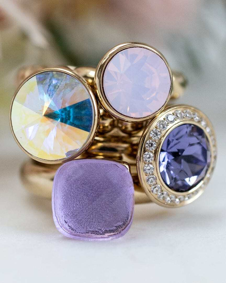 Кольцо Qudo Firenze heather 18 мм 612105 V/RG