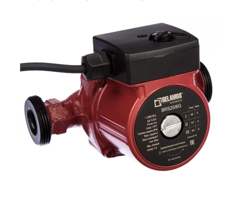Насос циркуляционный BRS25/6G BELAMOS 130мм