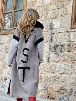 Пальто из керли