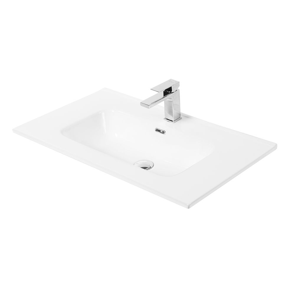 Тумба с раковиной подвесная BelBagno KRAFT-800-2C-SO-GSO Темно-Серый матовый, раковина белая BB800ETL