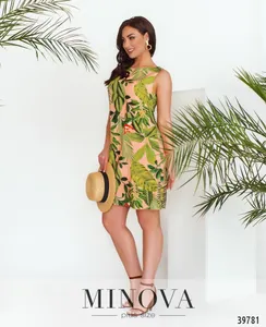 Платье 3153В-пудра Minova