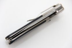 Нож Буди Вэстона Дамаск карбон синий Buddy Weston customфотография - 6