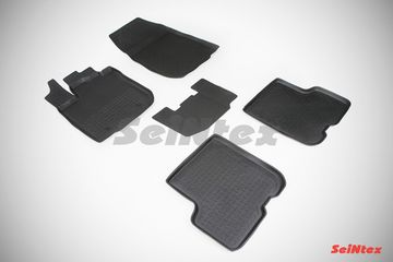 Резиновые коврики в салон Renault Sandero II (2013-наст. время) "Высокий борт"