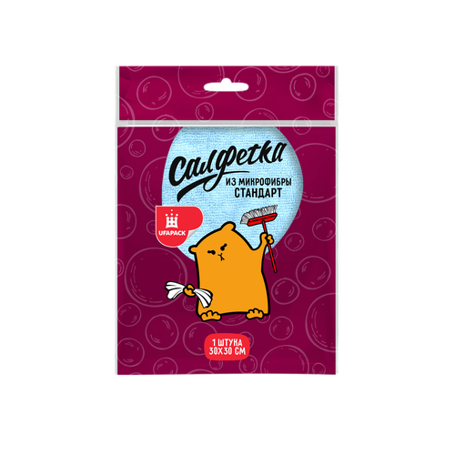 УФА ПАК САЛФЕТКА ИЗ МИКРОФИБРЫ 30*30 СТАНДАРТ 1ШТ 4985
