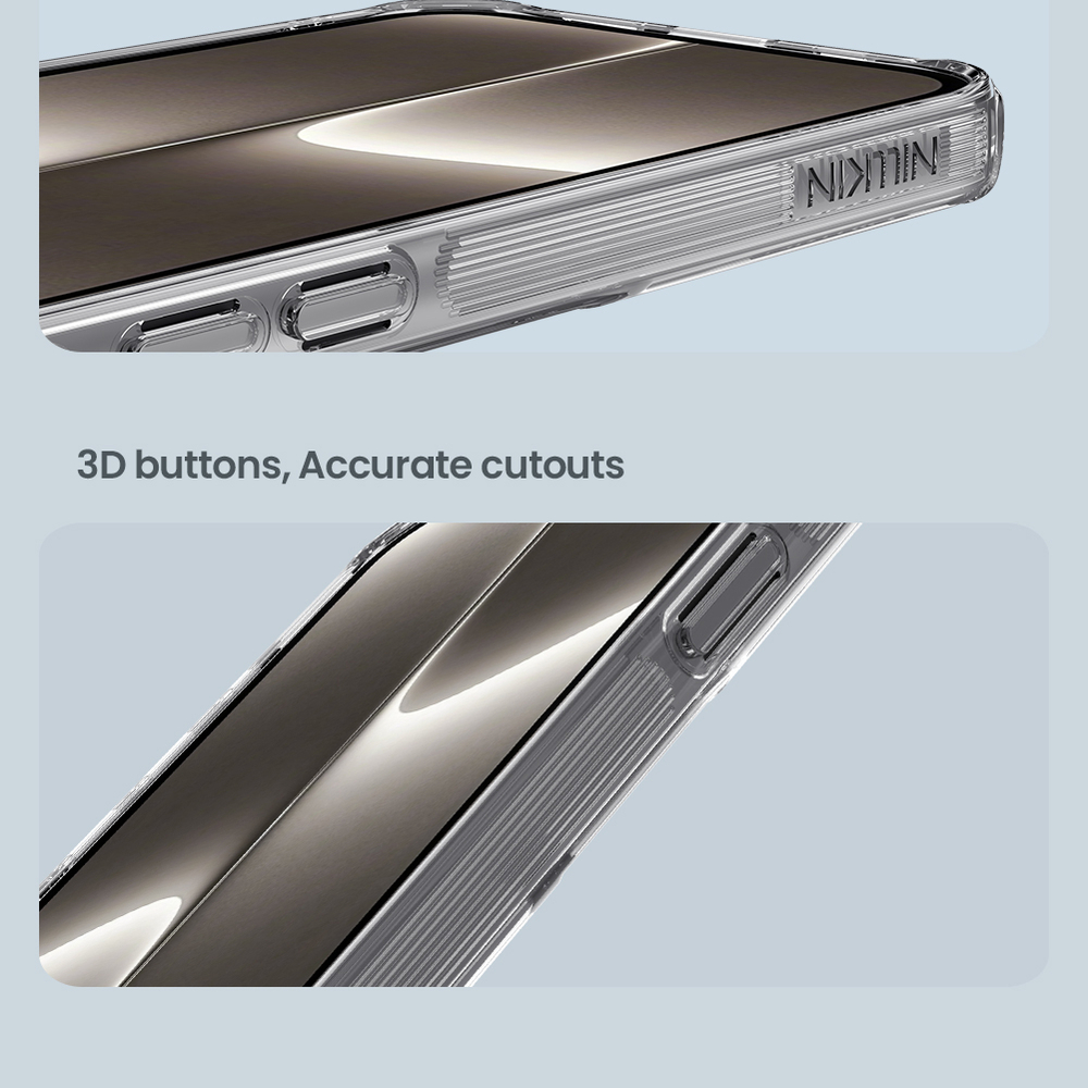 Прозрачный усиленный чехол от Nillkin для iPhone 16e, серия Nature TPU Pro Case