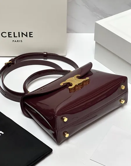 Сумка Celine TEEN NINO бордовая