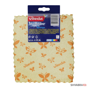 Салфетка впитывающая Виледа Микрофибра 1 шт. (Vileda Microfibre Sponge)