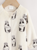 Комбинезон / Cлип для малышей флисовый Next AW3-277, Молочный