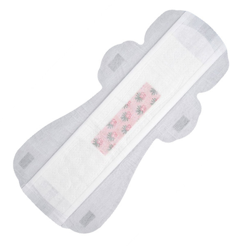 Ночные премиальные гигиенические прокладки для женщин 360мм, 5 капель с турмалином, наносеребром и полифенолами чая Friss Sanitary Pad  Air Feeling 4шт