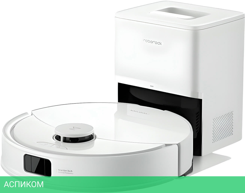 Робот-пылесос Roborock Robotic Vacuum Cleaner+Auto-Empty Dock Q8 Max Pro+ RU White (Q8MPP02-02)