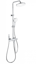 Душевая система с термостатом WONZON & WOGHAND The ONE, Хром (WW-B3094-CR)